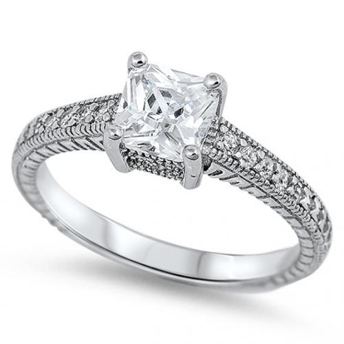 130-carat-princess-cut-square-round-white-russian-diamond-cz-925-sterling-silver-filigree-diamond-accent-dazzling-wedding-engagement-ring